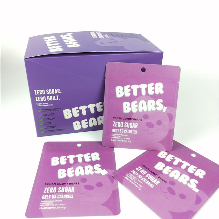 repujado de empaquetado del cmyk de la caja Cbd de la cartulina gomosa de papel de 350g