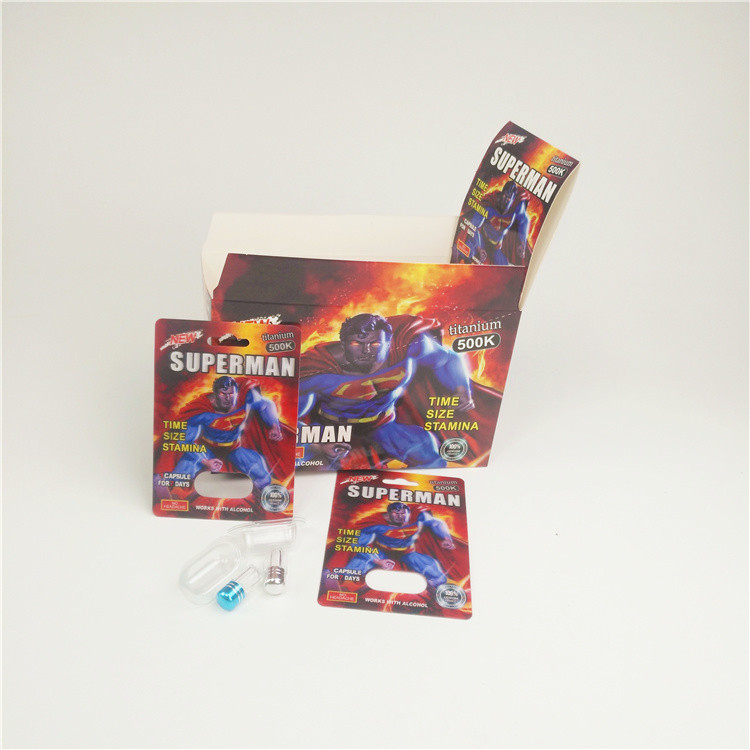 Aumento masculino de la tarjeta de la ampolla de la tarjeta 200mic 500K 3D de las píldoras 3D del rinoceronte 8