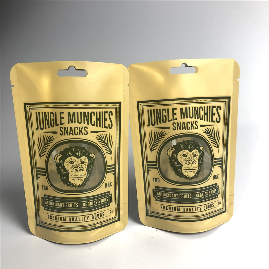 AL 0.7C Matt Snack Packaging Bags Stand del PA 1.5C encima de MPET