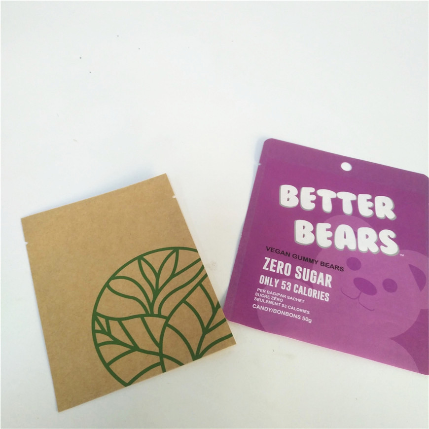 Bolso de empaquetado Cmyk del bocado plano de VMPET 1.2C NY 1.5C para el caramelo de la galleta