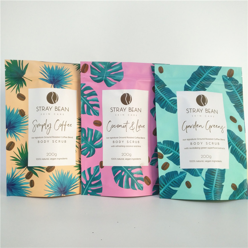 Bolsa de empaquetado mate de Mylar del papel de aluminio del bolso 100g 200g de la sal de baño del vmpet de OPP