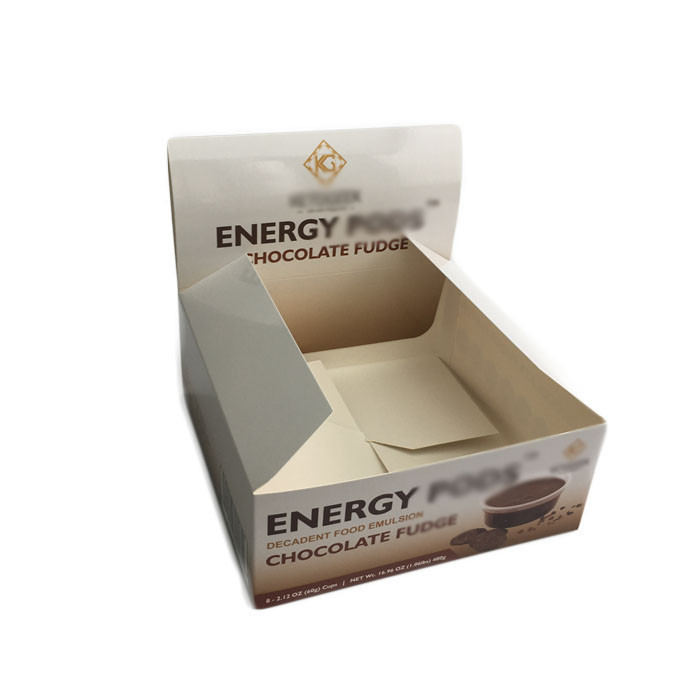 Vmpet de empaquetado del tablero de marfil de la caja 350G del papel de la exhibición del bocado ISO CMYK