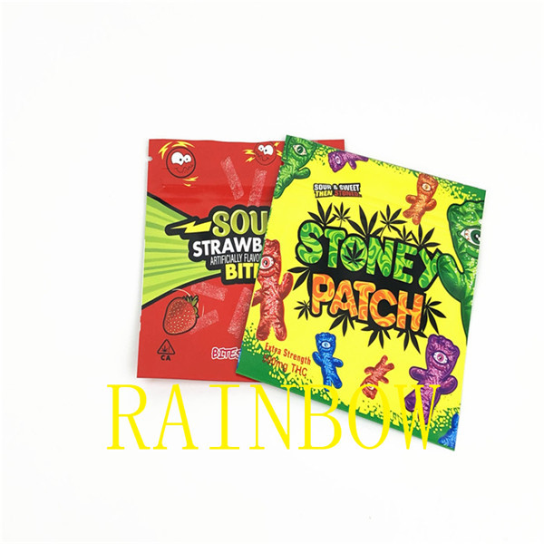 caramelos de la bolsa de la lámina de mylar del sellado caliente de 100mic Edibles CMYK 80x100m m VMPET