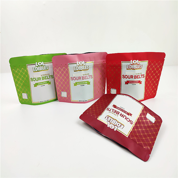 impresión de empaquetado del fotograbado de la bolsa de la galleta de 180mic 3.5g CMYK Mylar