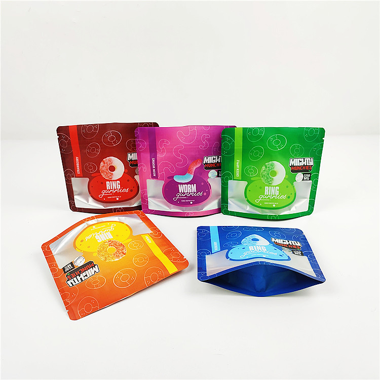 bolso mate de empaquetado del FSC CBD Mylar del bolso de 28g 80mic 1/4oz CMYK Mylar