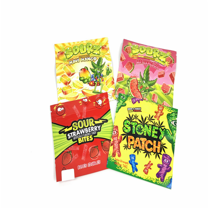 La bolsa Ziplock de la prueba del olor del fotograbado del SGS de CMYK se levanta al niño 110mic resistente