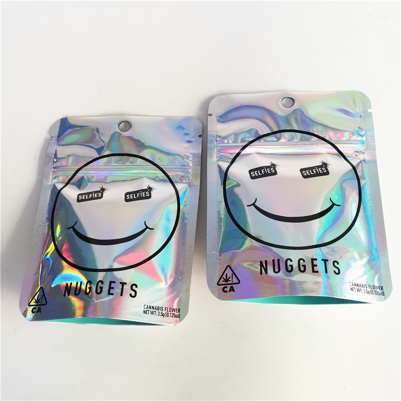 incienso herbario de 3.5g Cbd que empaqueta el bolso de la cremallera de Matte Glossy 12C VMPET Cbd