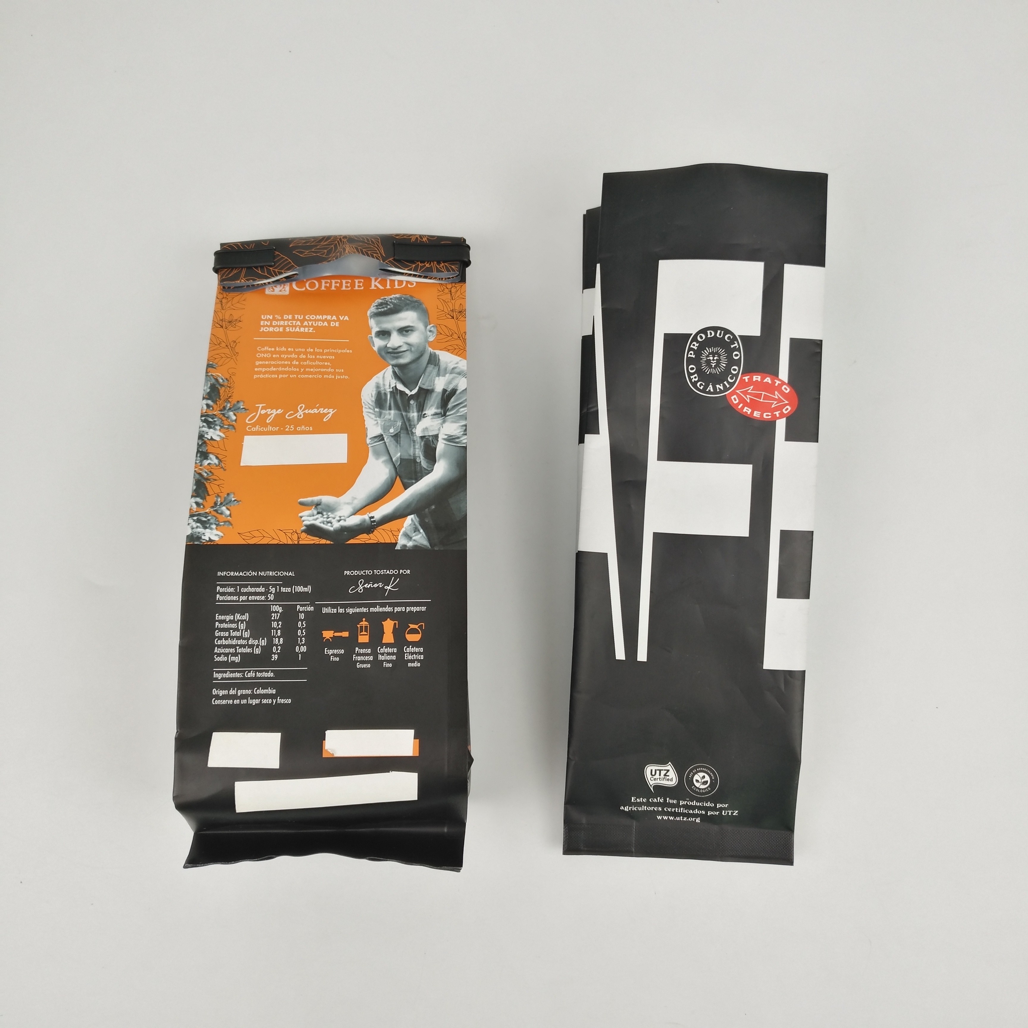 bolso lateral inferior plano de la cremallera del escudete del SGS 12C PE del bolso de 200mic que embala CMYK