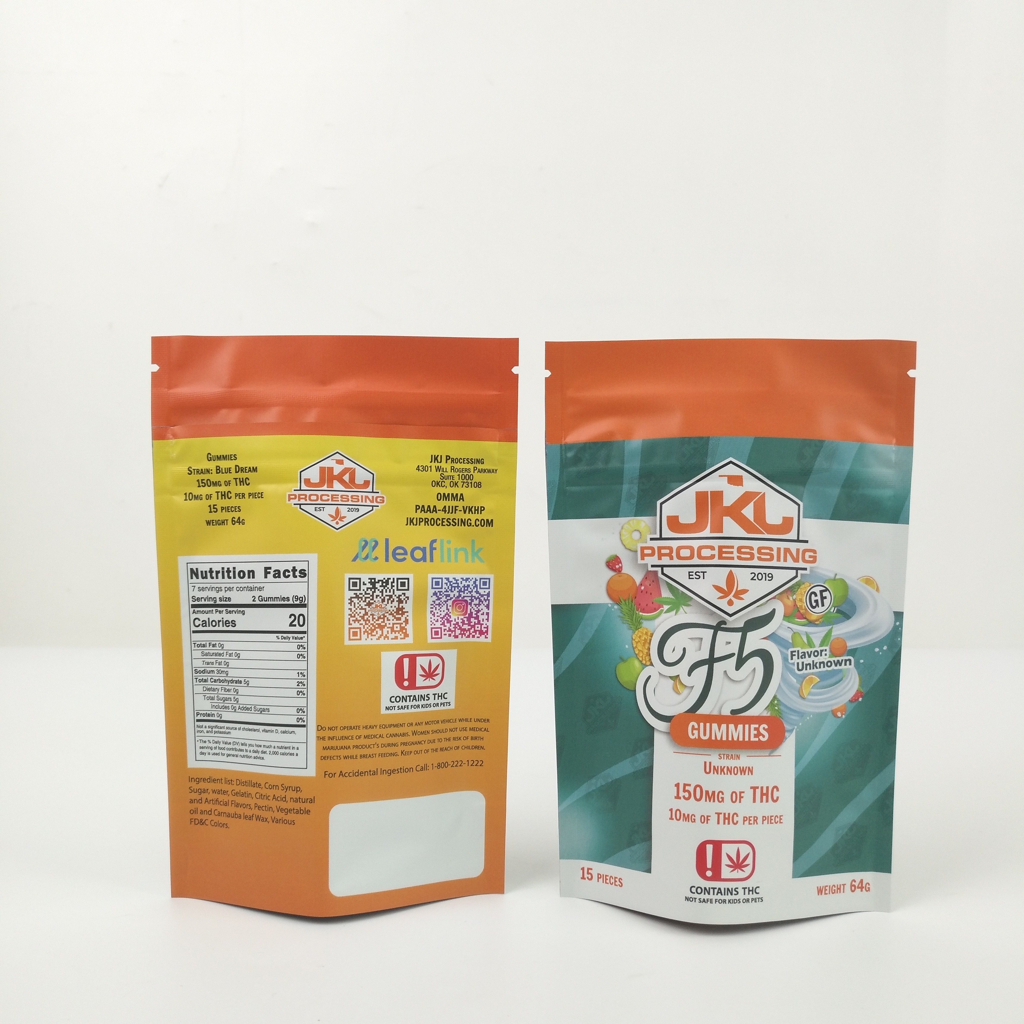 Matte Doypack 0.7c Al Stand Up Zipper Pouch abonable para el bocado de Bolsa