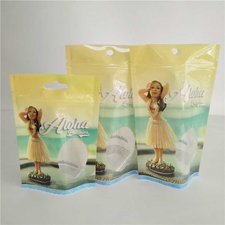 La hoja impresa de encargo Mylar de la astilla del aceite de cáñamo escarda el bolso de empaquetado de la cápsula de Vape Pen Pack Gummies Candy Pouches CBD