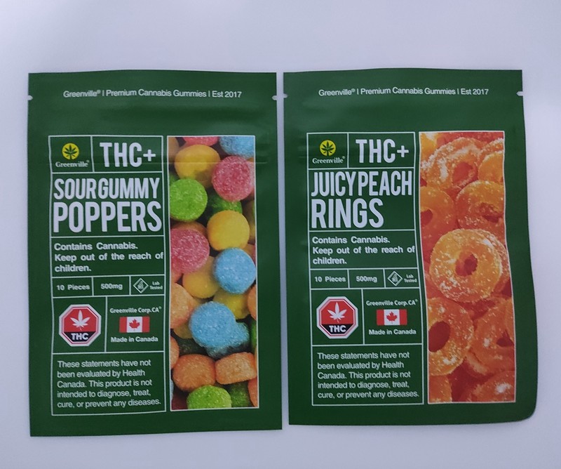 compinches del papel de aluminio de 1g 4g 7g 10g que empaquetan el bolso de la prueba del olor del delta 8 de la bolsa de los gummies del bolso CBD con la cremallera