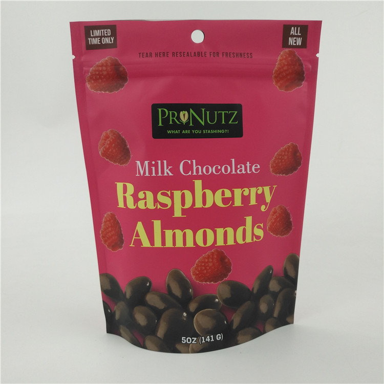 La bolsa plástica comestible de VMPET CMYK soldó nueces del chocolate en caliente salta 1.2C