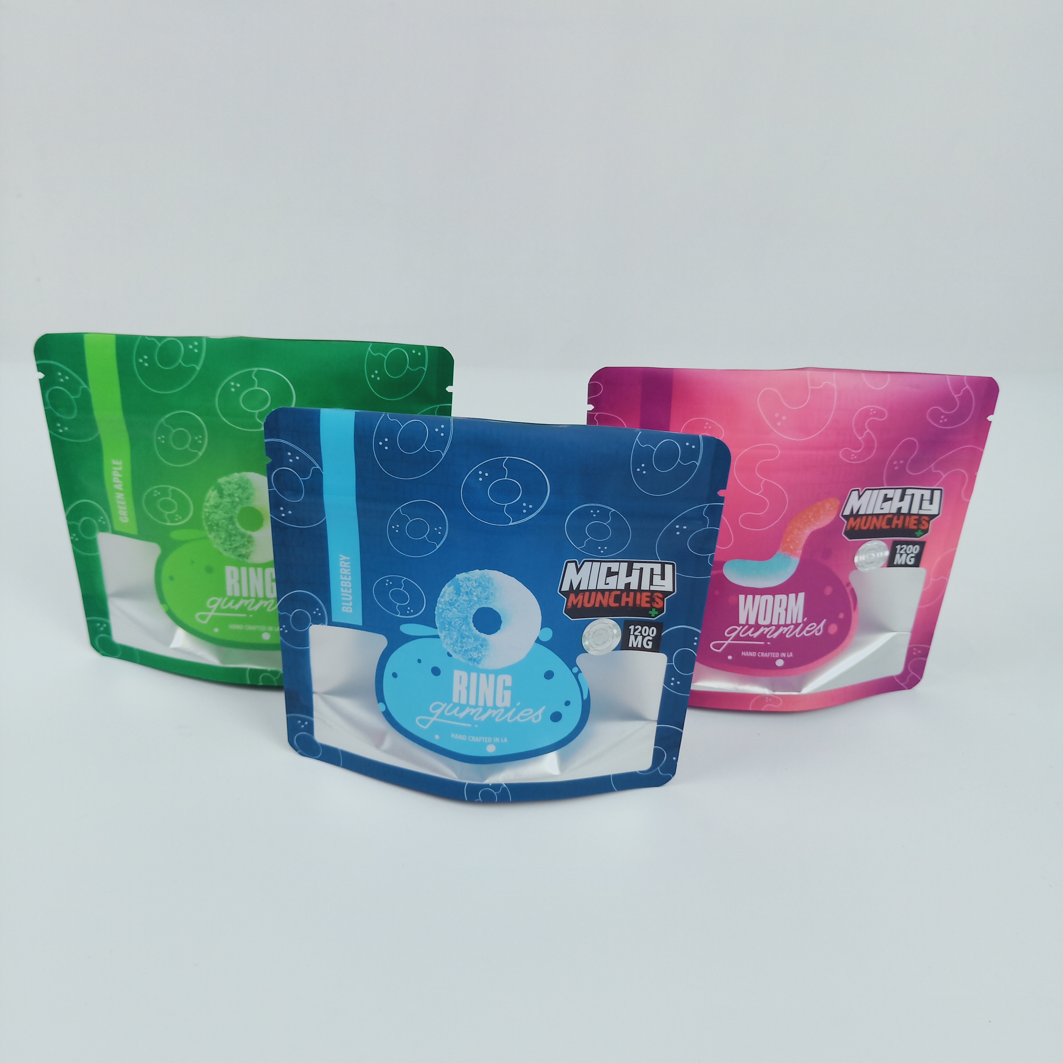 el bolso de la cremallera del soporte del fotograbado 10C para arriba cortó 3.5g con tintas 7g escarda el cáñamo MOPP 120mic