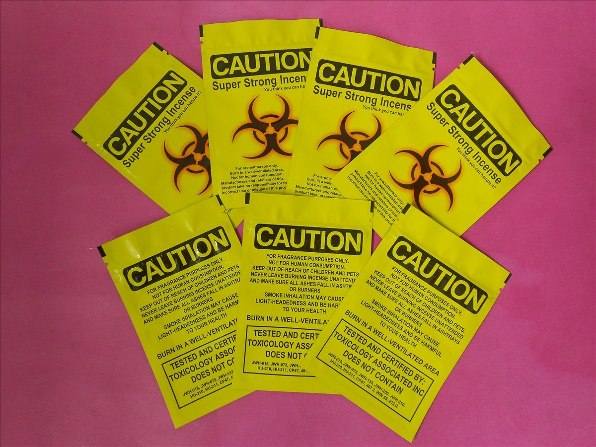 Salida no-, bolsos de empaquetado del incienso herbario no- de la fractura