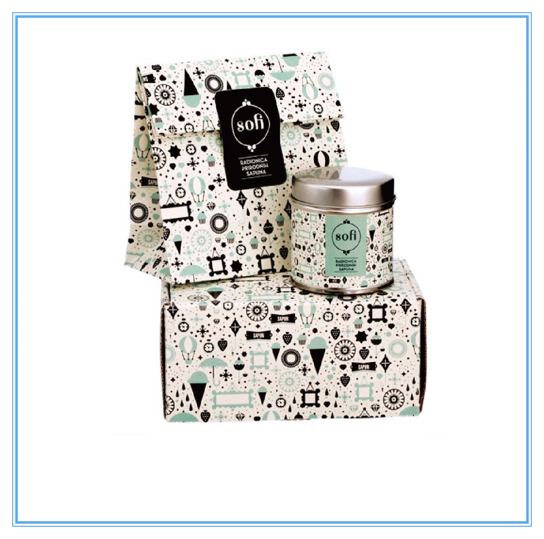 Forme la caja de papel plegable que empaqueta para el jabón/la joyería con la tapa