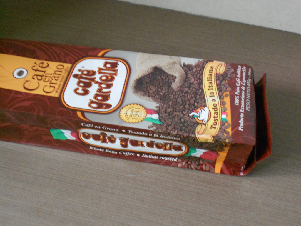 Bolsa mate de empaquetado de aluminio de la hoja de Brown del final del bolso del grano de café