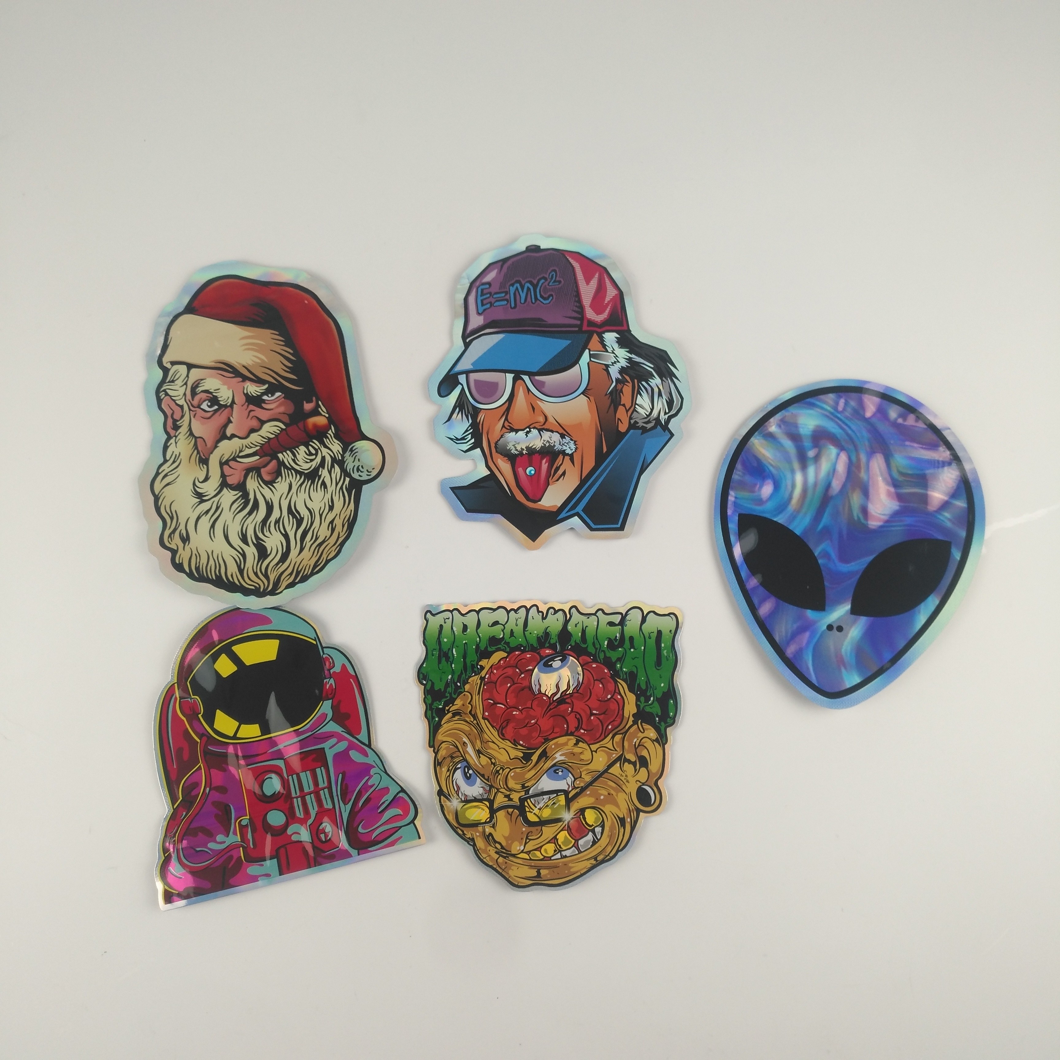 Gummies Jelly Cannabis Plastic Pouches Packaging cortó los bolsos de encargo 3.5g de la cremallera con tintas