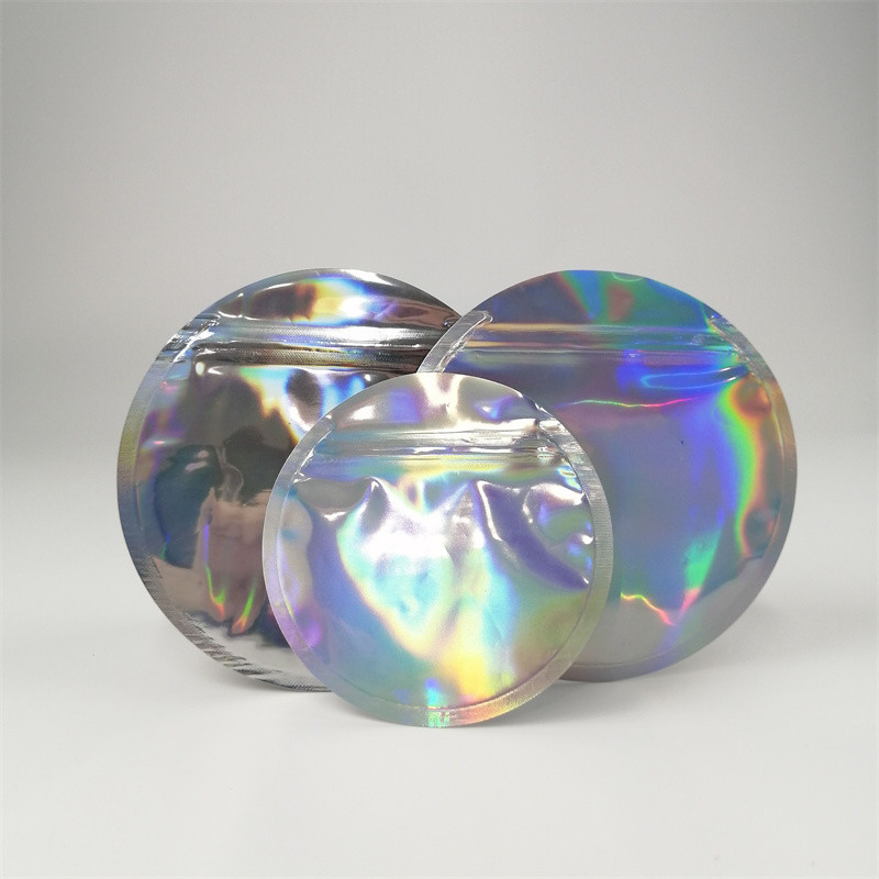 Modificado para requisitos particulares la impresión de la ronda comestible formó las bolsas plásticas que empaquetaban 3.5g 7g