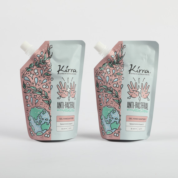 Cosméticos de plástico de papel personalizado Stand Up Spout Pouch Crema facial Embalaje Bolsas de recarga