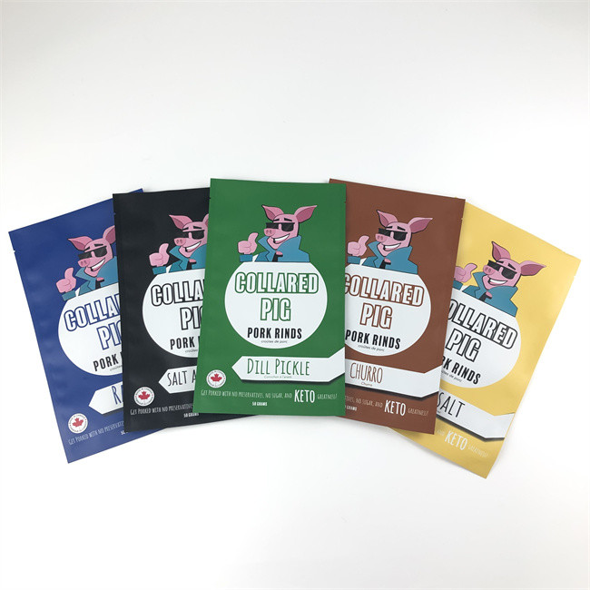 La cerradura plástica de la cremallera de Mylar del sello lateral tres empaqueta la prueba que se puede volver a sellar del olor