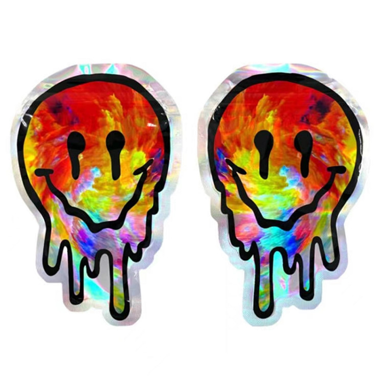 forma irregular que se puede volver a sellar del acondicionamiento de los alimentos de Mylar de la cremallera de 3.5g 7g para la galleta del caramelo