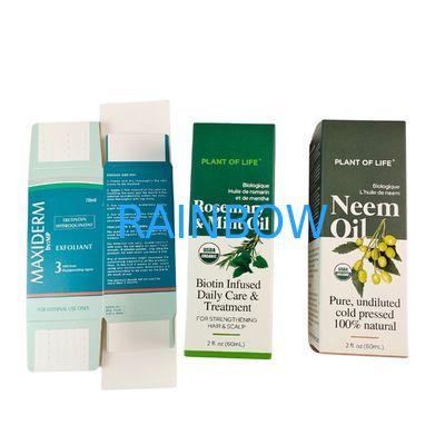 Custom Luxury Cardboard Skincare Box Packaging for Products Cosmetic Paper Box Printing Customized CMYK 4 Color Offest Printing