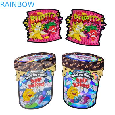 Bolsas de Mylar personalizadas a prueba de olores y resistentes a los niños para empaquetar aperitivos y alimentos