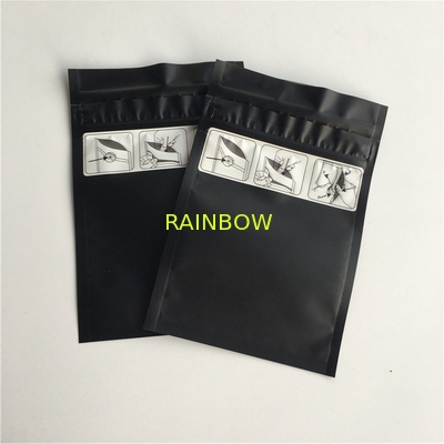 Bolsas alineadas impresas Ziplock de empaquetado del papel de aluminio de Mylar de los bolsos del sellado caliente a prueba de niños